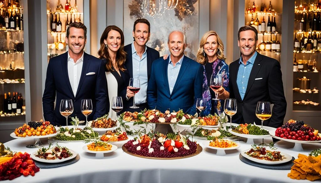 Degustace jídla a vína Degustace jídla a vína