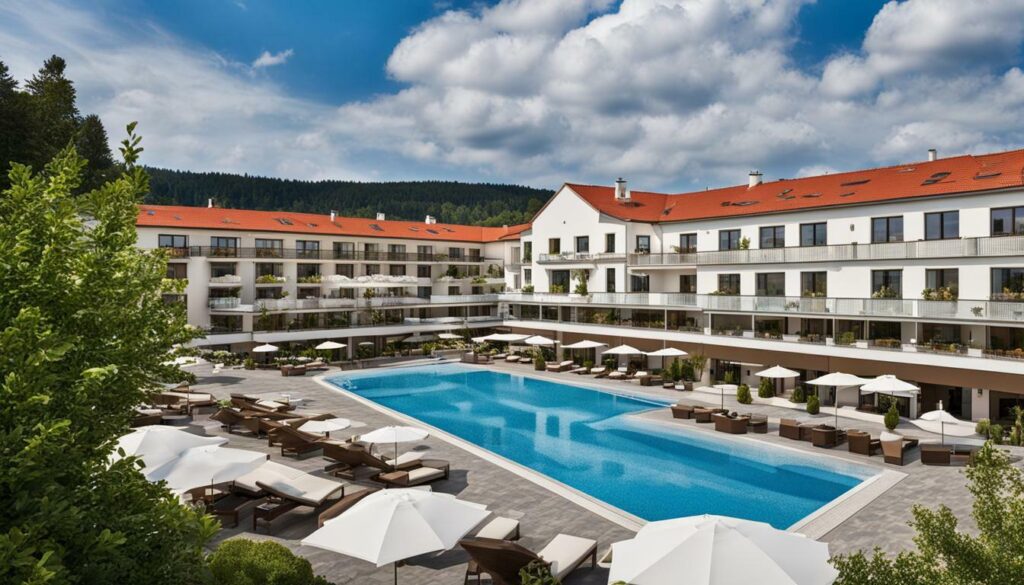 Příklad hotelu s bazénem Příklad hotelu s bazénem